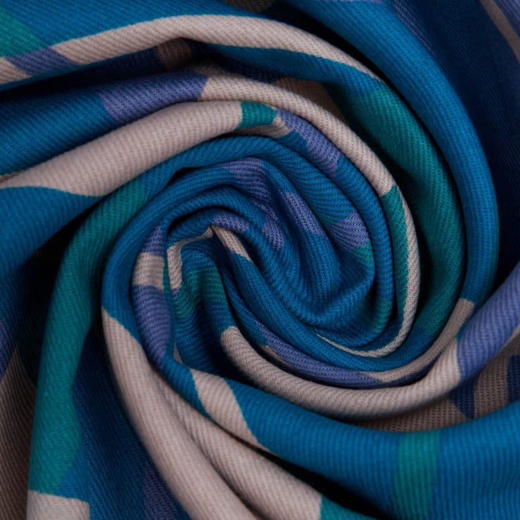 Twill Baumwolle by Tillisy - ovale Kreise und Streifen