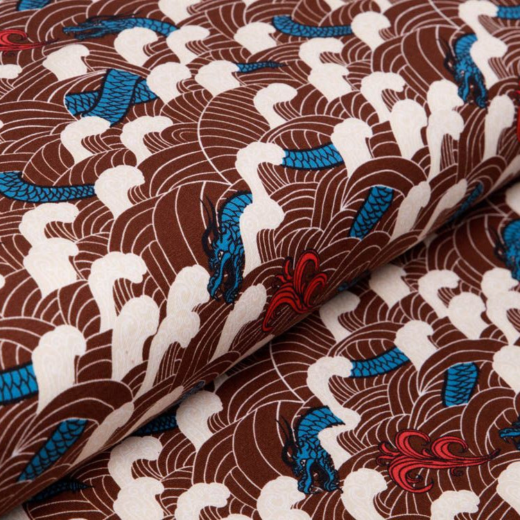 Jersey by Mies&Moos - Drachen - braun