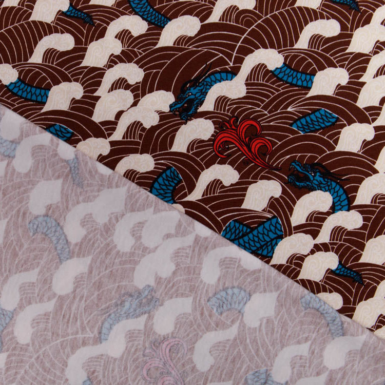 Jersey by Mies&Moos - Drachen - braun