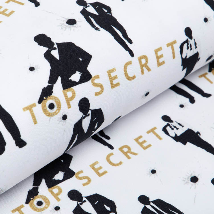 French Terry KATINOH - Top Secret - weiß