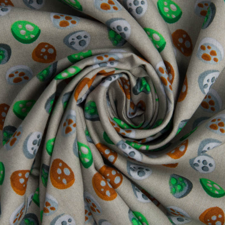 Webware Popeline - kleine Steine - sand