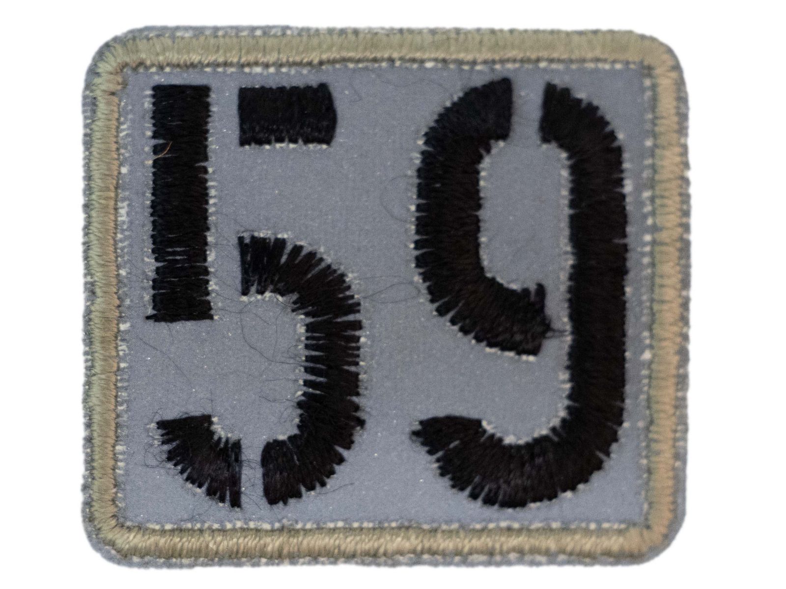 Applikation zum Aufbügeln Reflektor - reflektierende Nummer 59