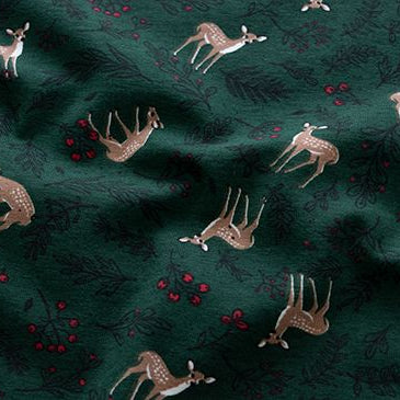 Jersey Weihnachten - Rotwild und Zweige