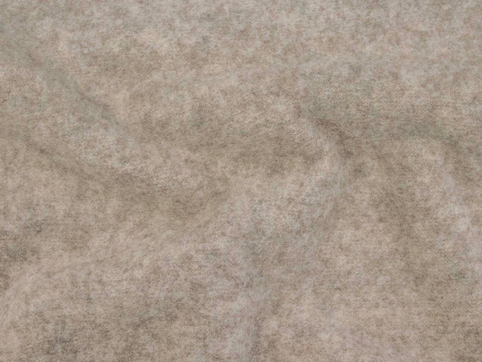 Wollfleece Stoff Nena - uni