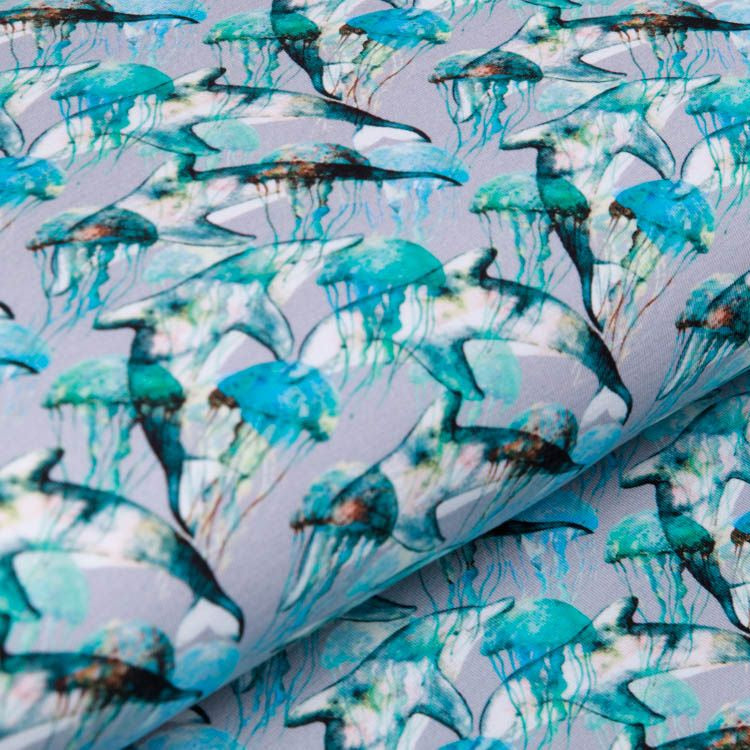 Jersey Digitaldruck - Delphine