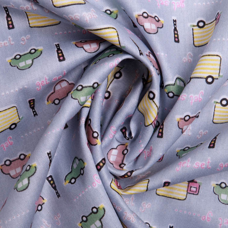 Twill Baumwolle - verschiedene Fahrzeuge