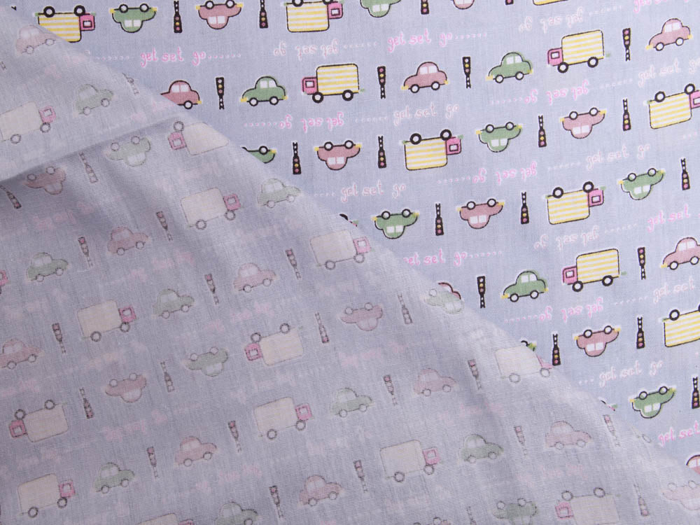 Twill Baumwolle - verschiedene Fahrzeuge