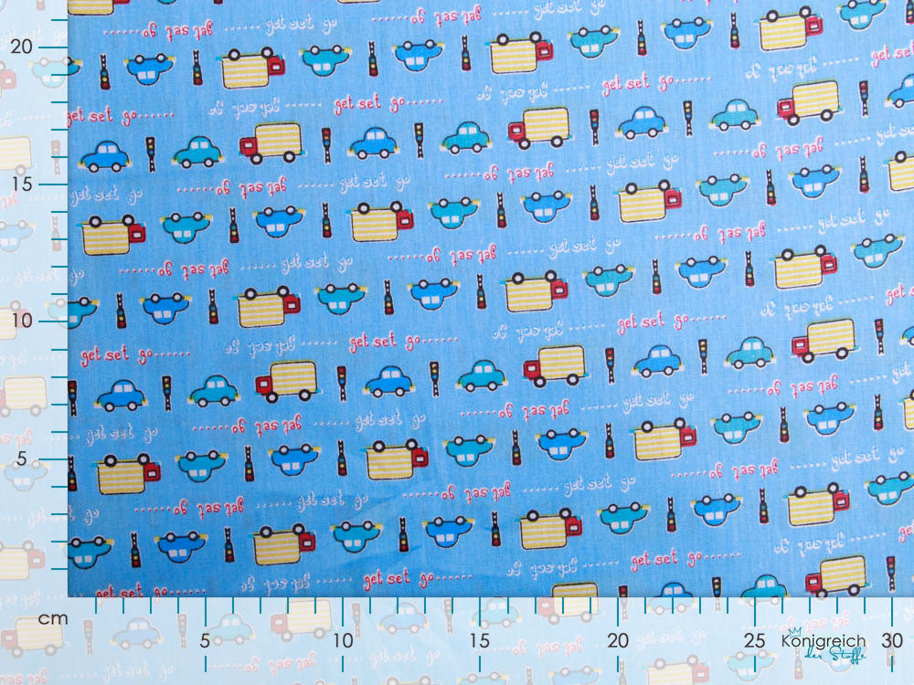 Twill Baumwolle - verschiedene Fahrzeuge