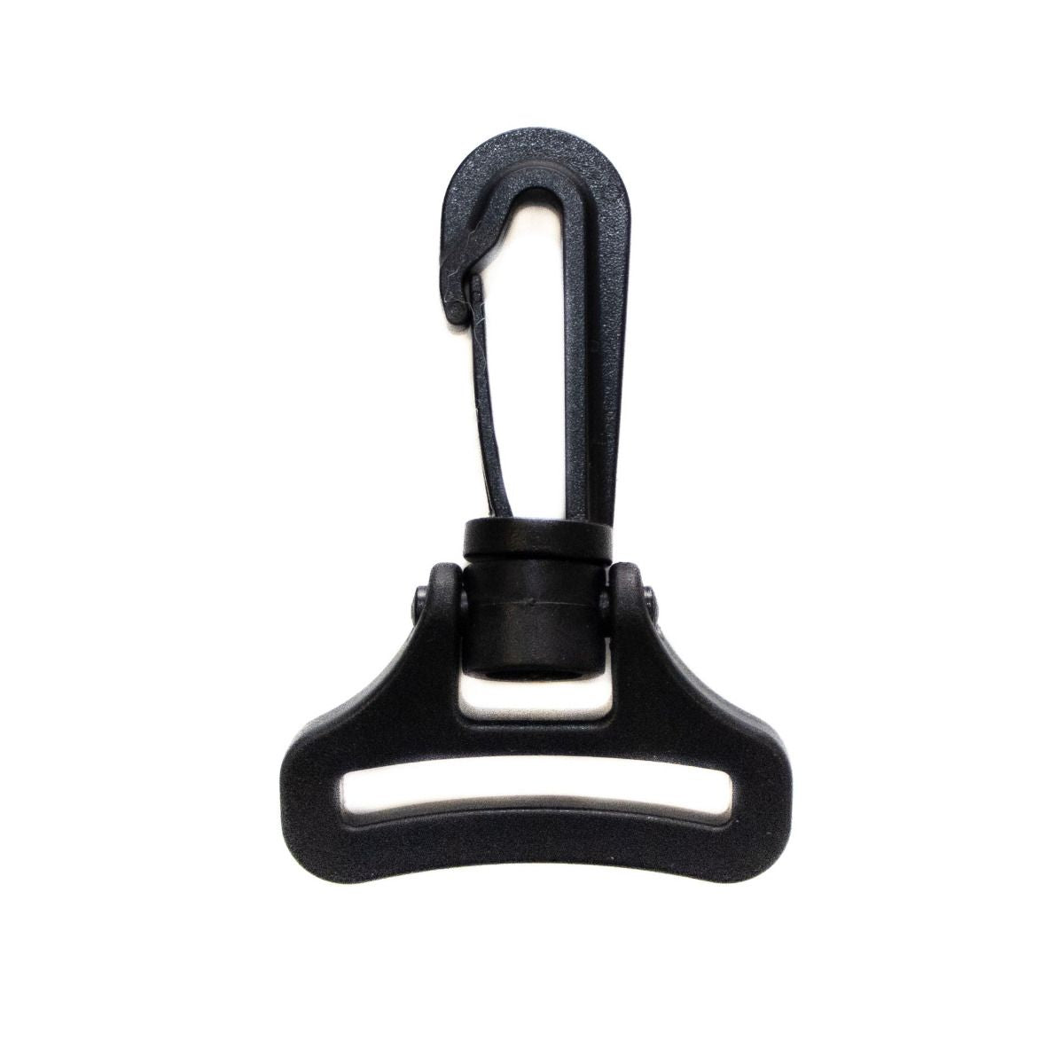 Karabiner aus Kunststoff 38mm x 70mm 1 Stück - schwarz