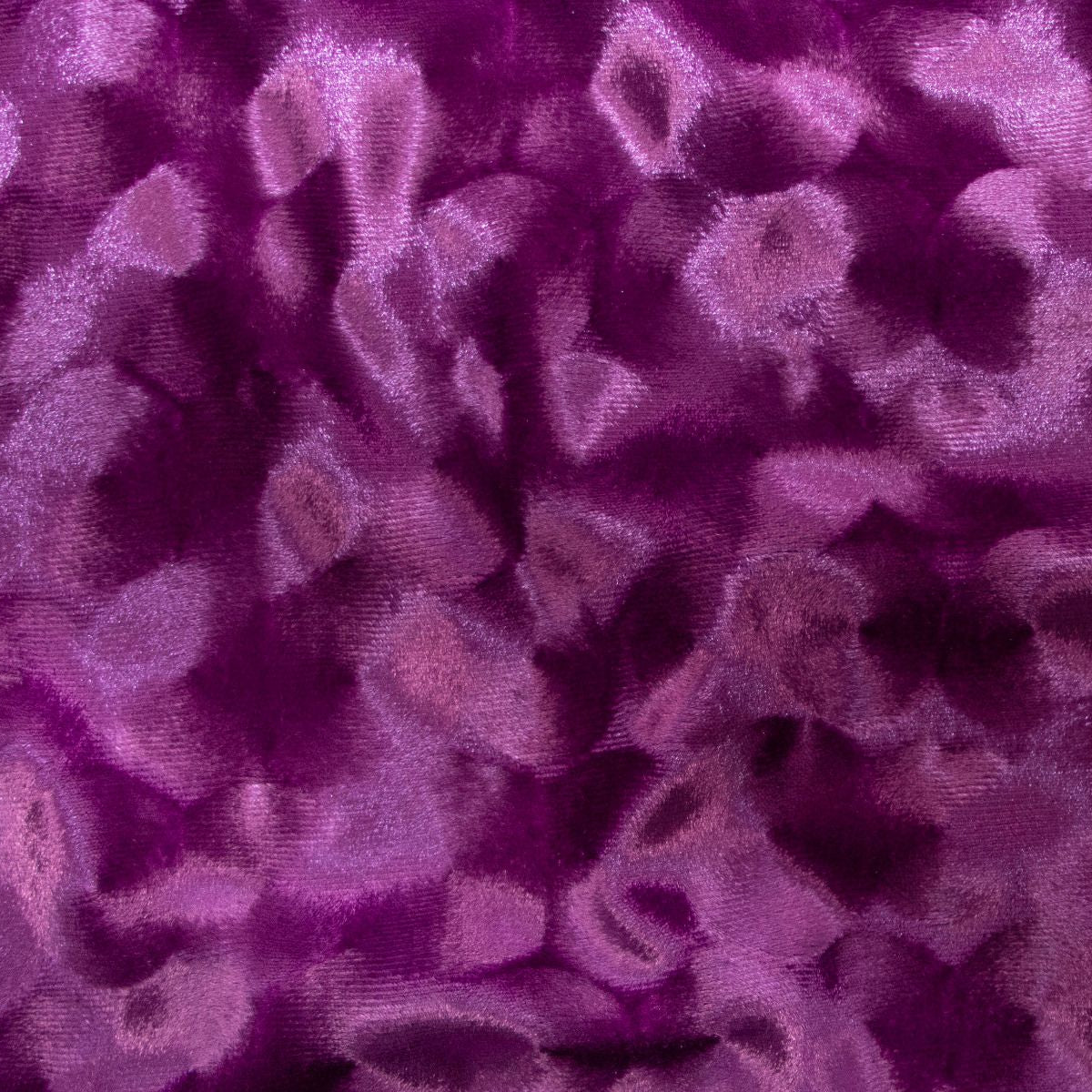 Velours Stretch - Holografrisches Punktedesign