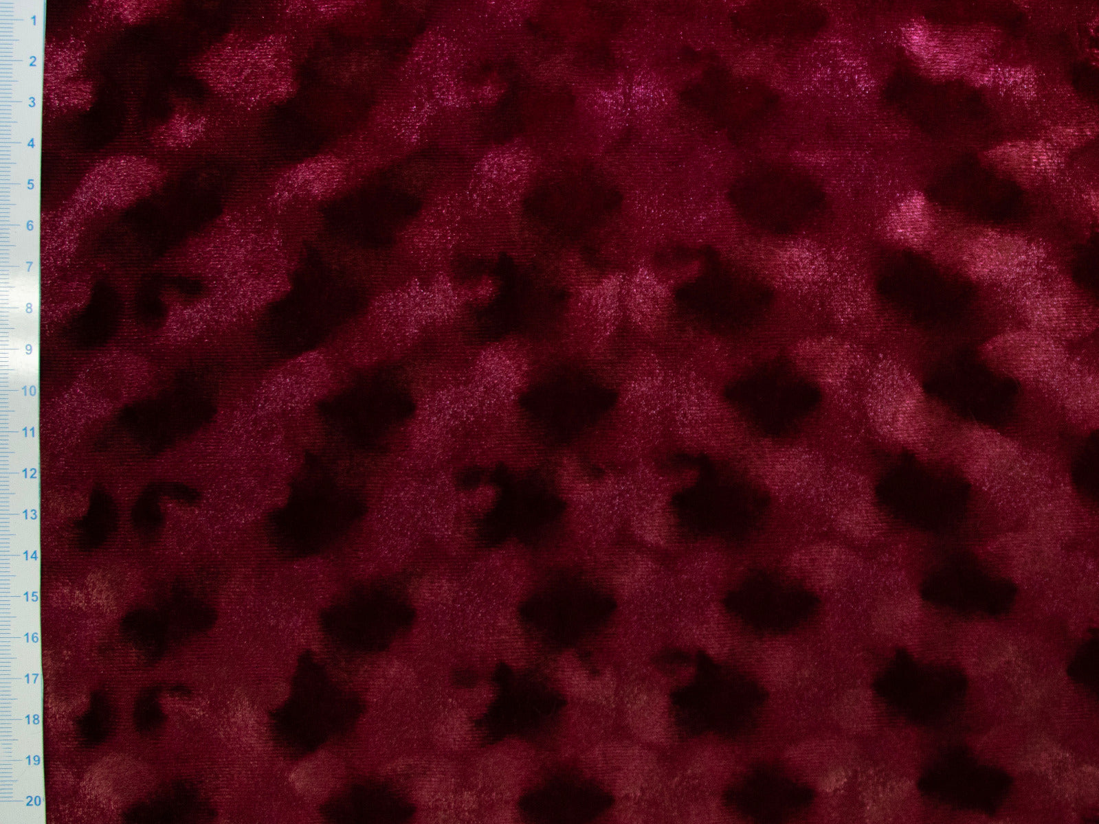 Velours Stretch - Holografrisches Punktedesign