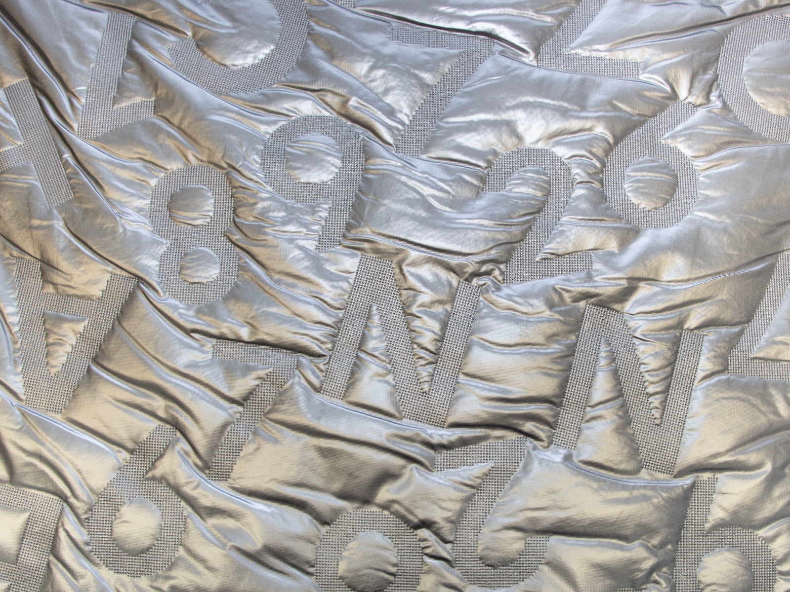 Stepper Jackenstoff - Alphabet