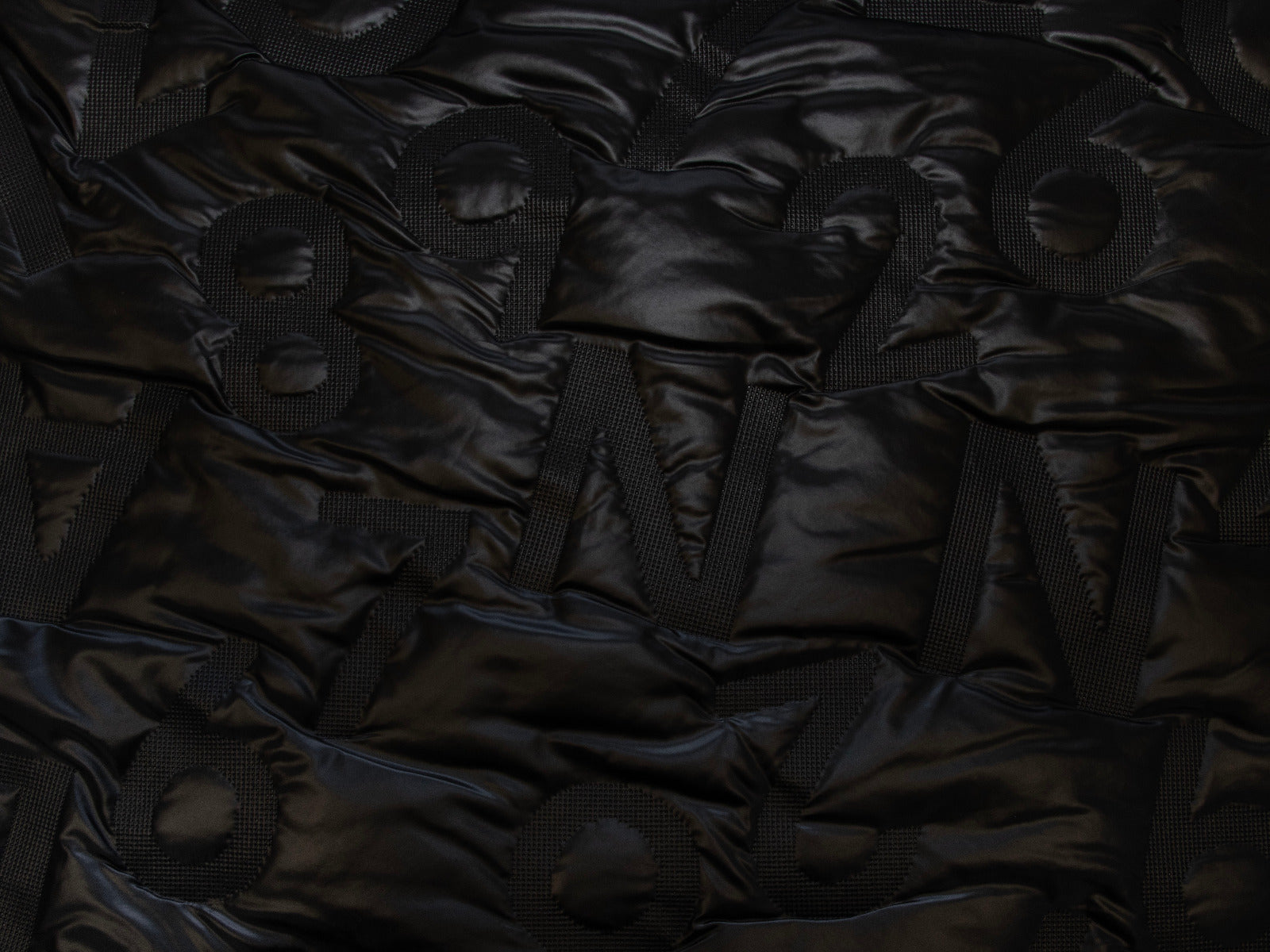 Stepper Jackenstoff - Alphabet