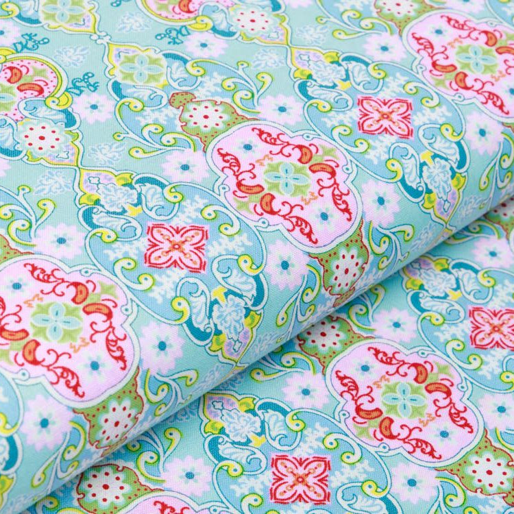 Webware Baumwolle Swafing Julia - blumige Ornamente