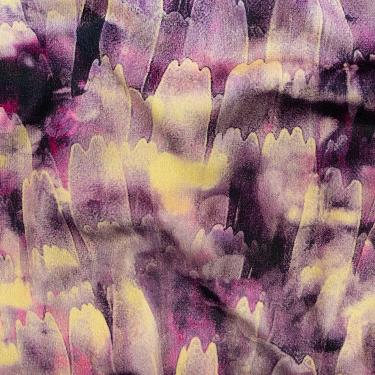 Velours Stretch Digitaldruck - Tulpen