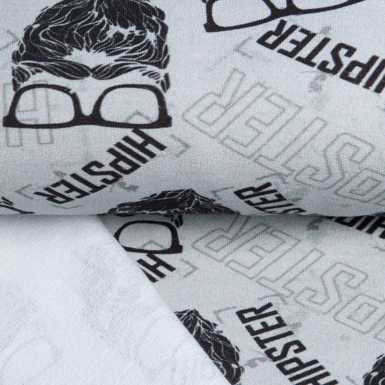 Sweat French Terry KATINOH - Hipster Boy - grau