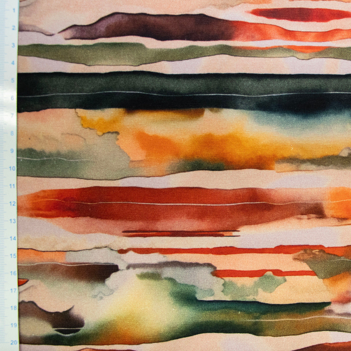 French Terry Digitaldruck - Watercolor - beige