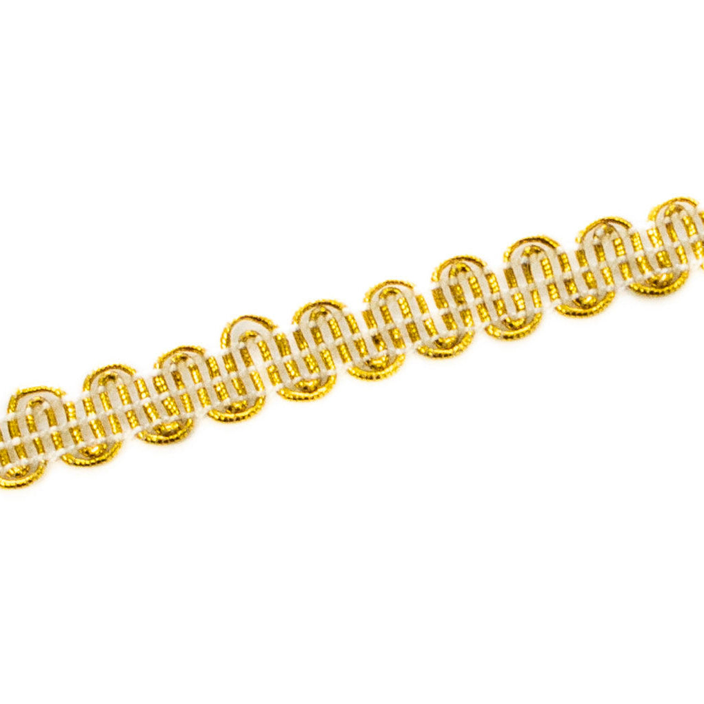 Goldborte / Posamentenborte ca. 7 mm - uni gold