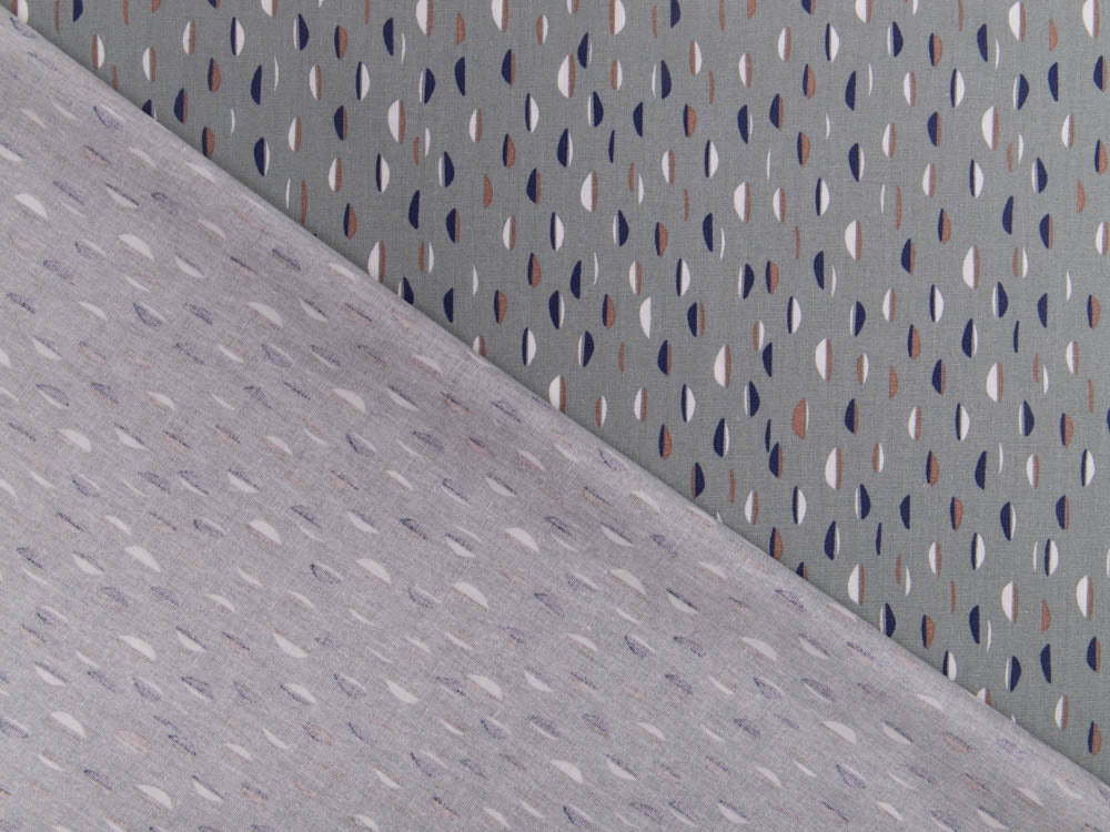 Webware Popeline Baumwolle - Bohnen - altmint