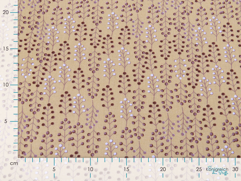 Webware Popeline Baumwolle - Eukalyptus - ocker