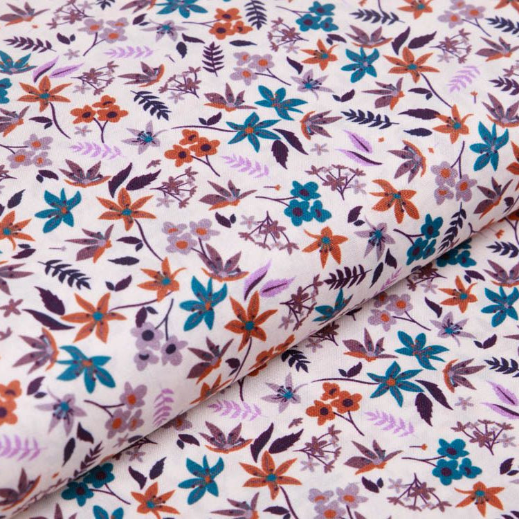 Webware Baumwolle Digitaldruck - Blätter