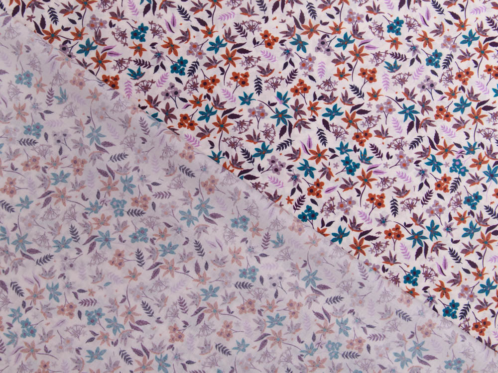 Webware Baumwolle Digitaldruck - Blätter