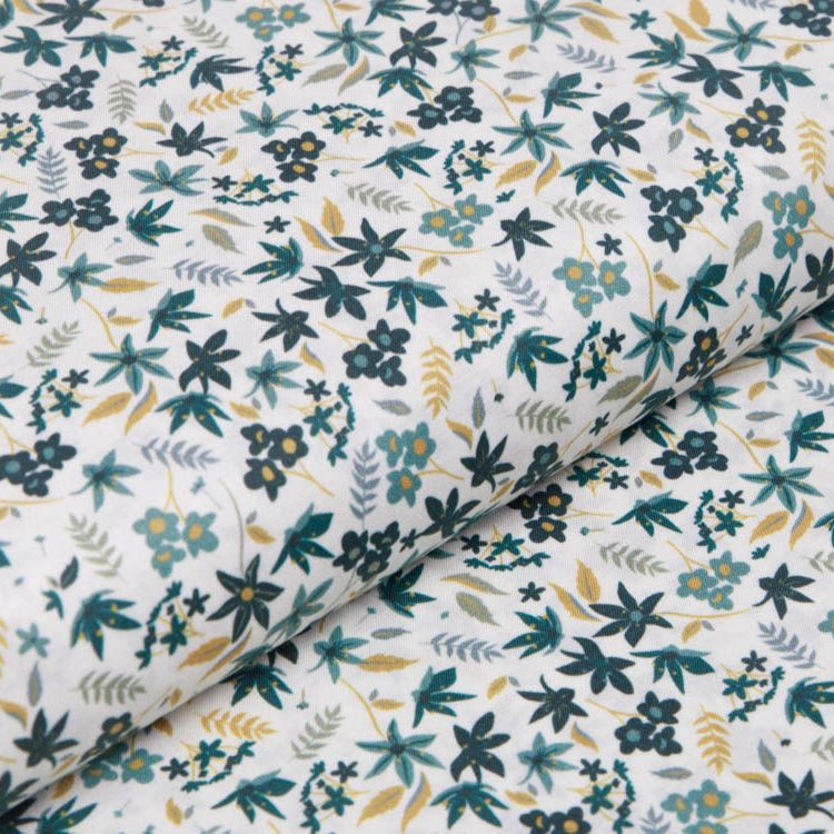 Webware Baumwolle Digitaldruck - Blätter