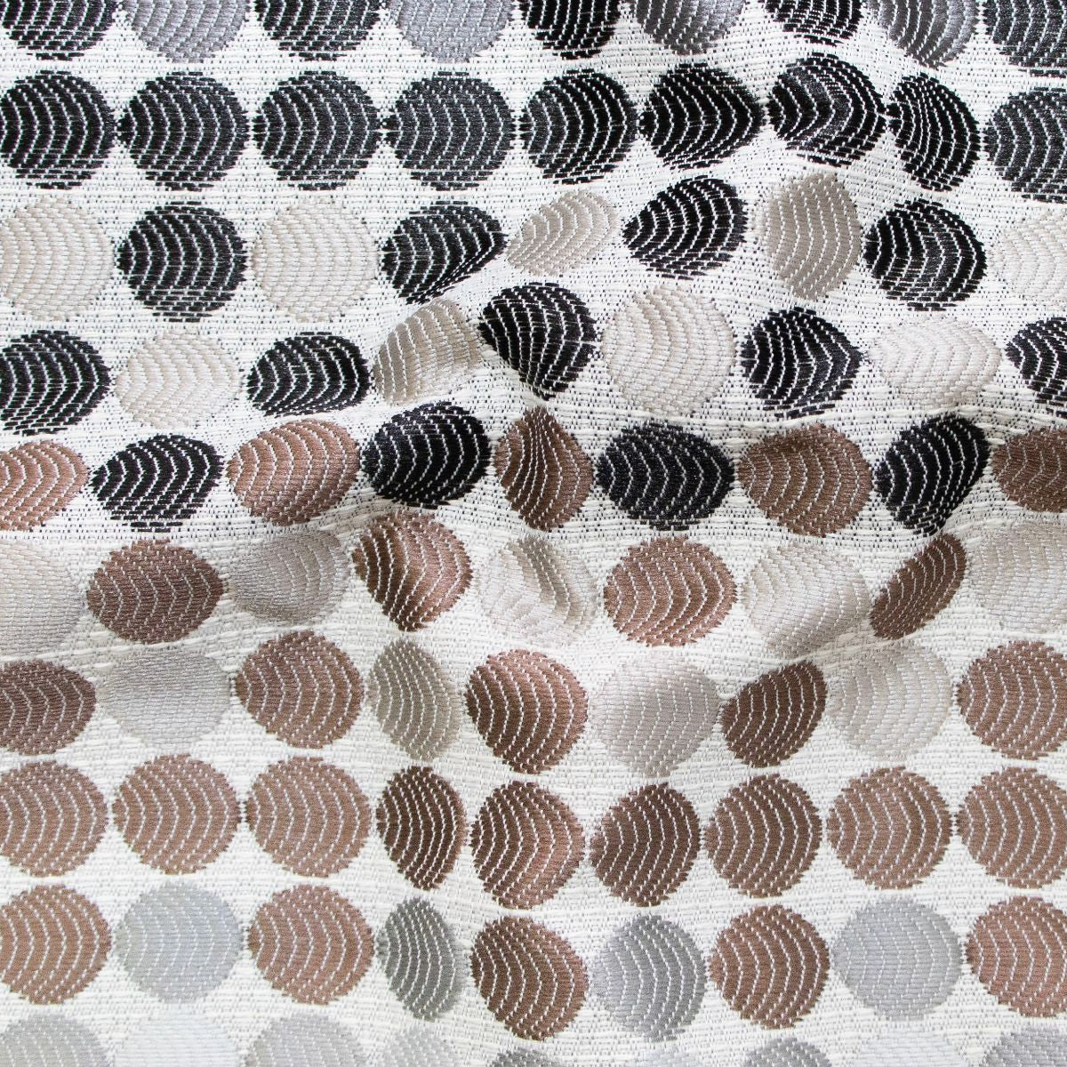 Premium Polster-, Deko- u. Taschenstoff - Pünktchen - Jacquard