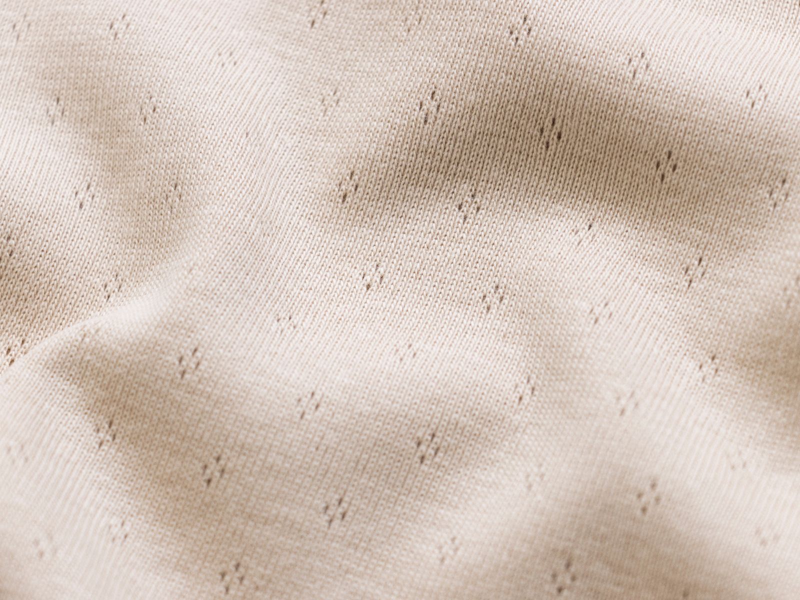 Jersey Feinstrick Stoff Ajoure Pointoille