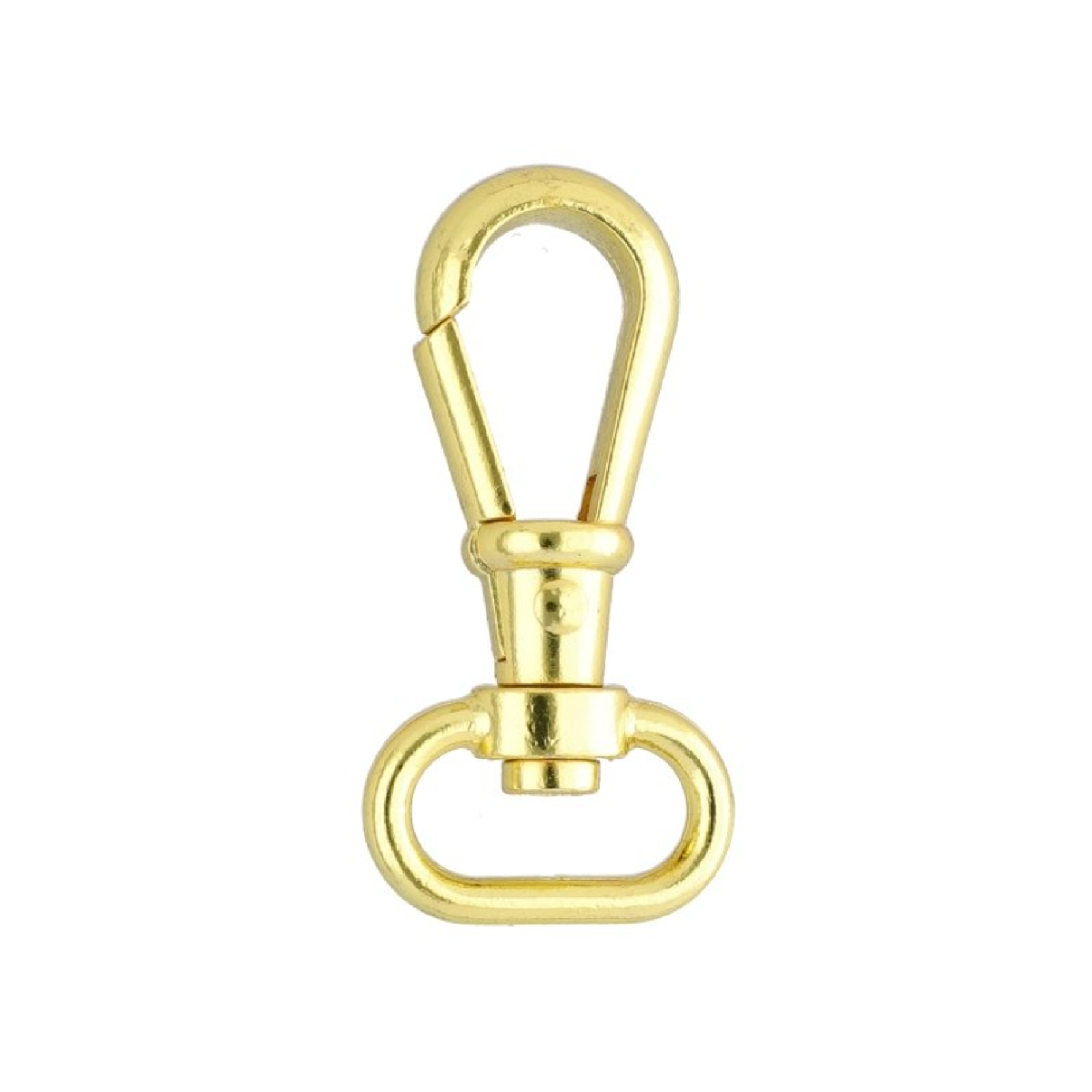 Karabinerhaken Metall ca. 22 mm - goldfarben