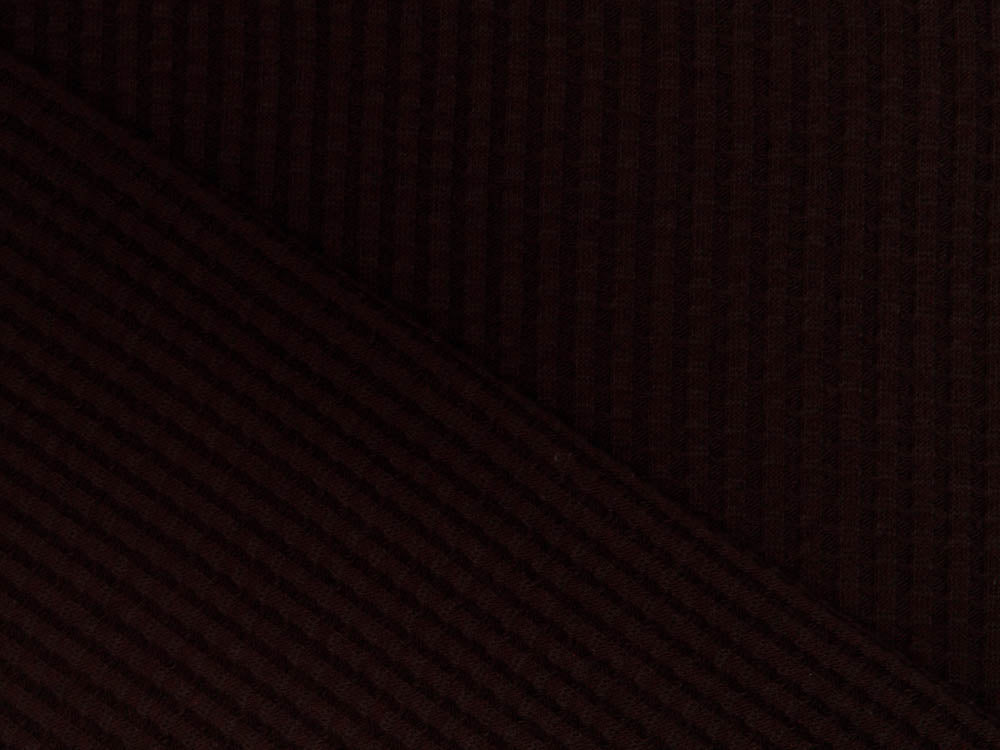 Jersey Waffeloptik Snoozy - uni dunkles mokka