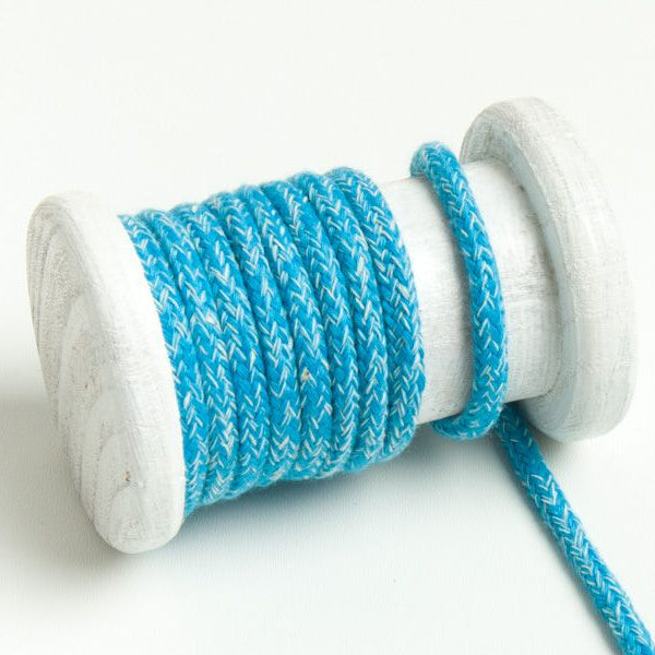 Runde Baumwoll Kordel / Band Hoodie / Kapuze Ø 5 mm meliert