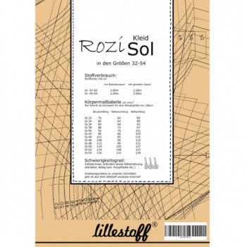lillestoff Papierschnittmuster - Kleid "Sol"