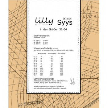 lillestoff Papierschnittmuster - Kleid "Syys"