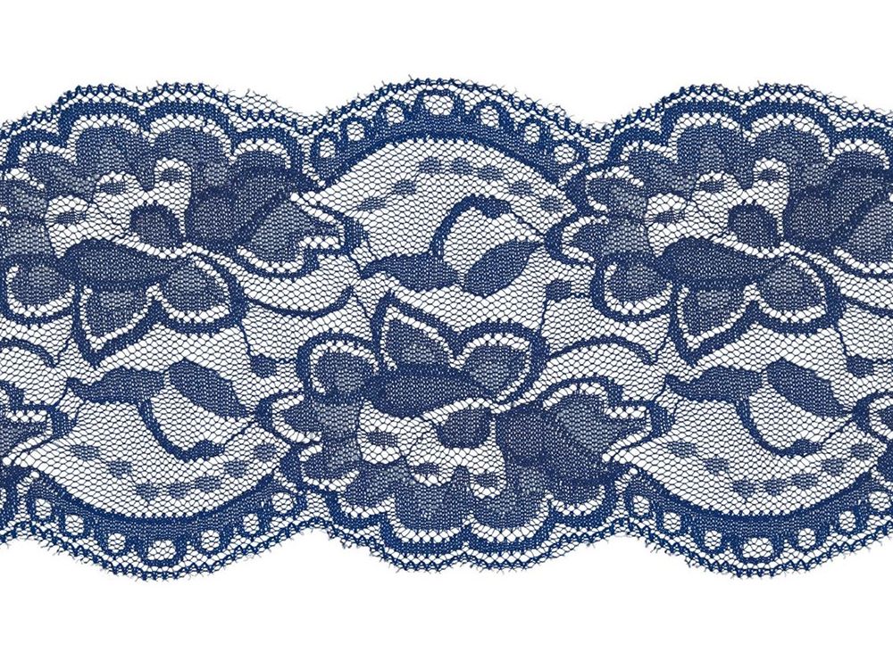 Elastische Spitze Band 100 mm - Blumen