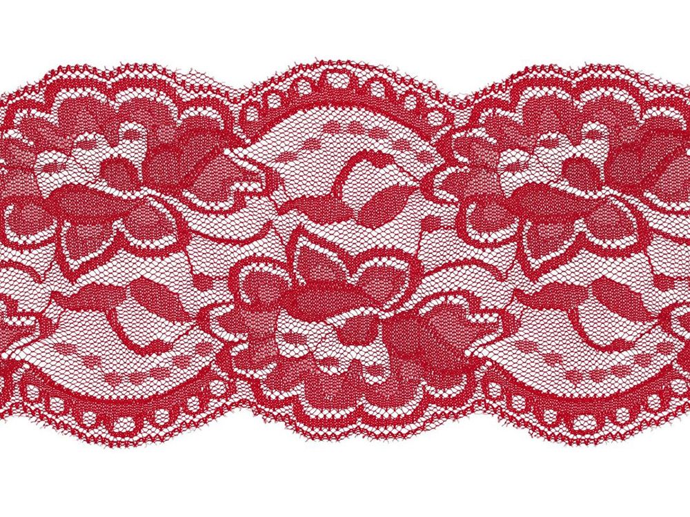 Elastische Spitze Band 100 mm - Blumen