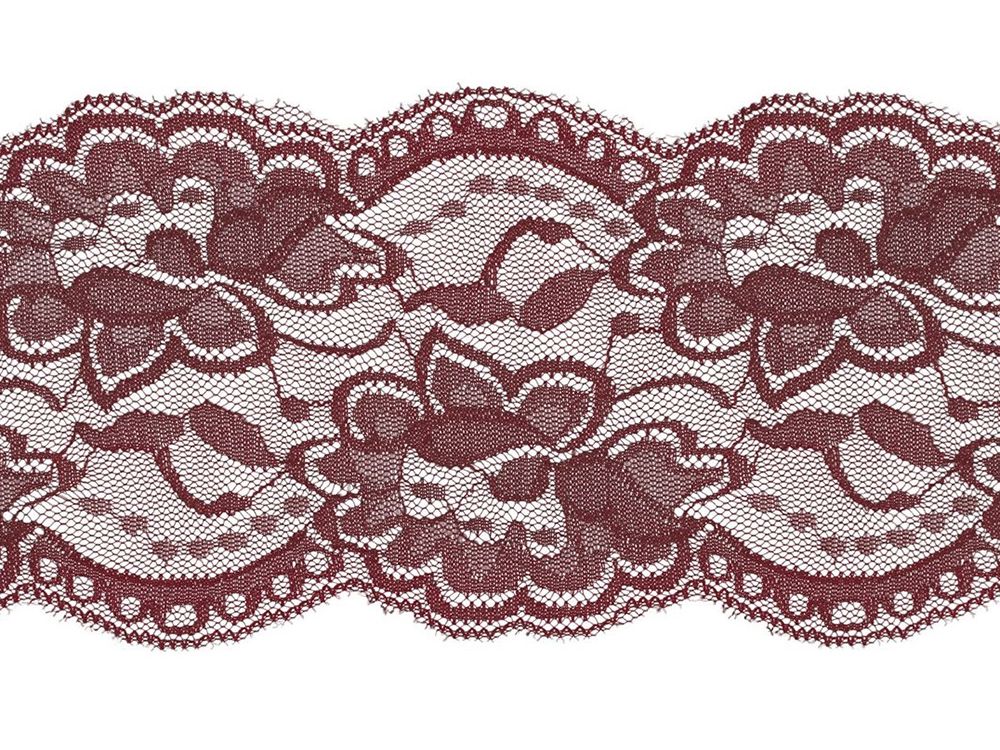 Elastische Spitze Band 100 mm - Blumen