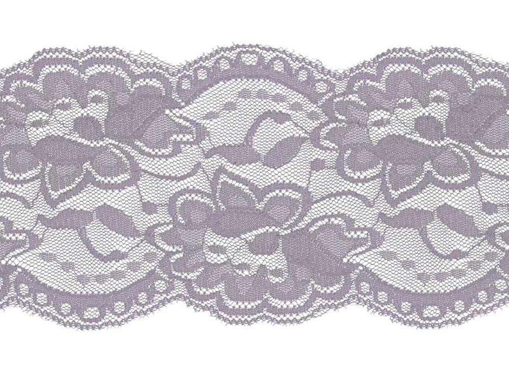 Elastische Spitze Band 100 mm - Blumen