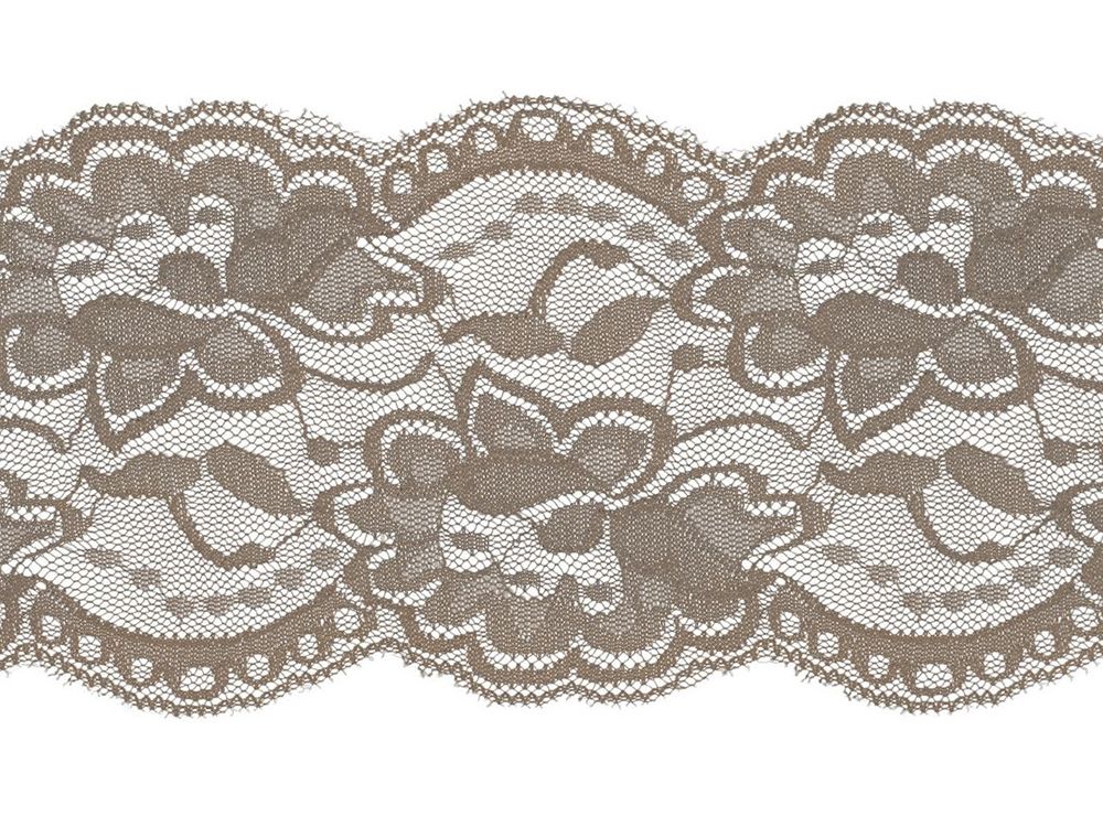 Elastische Spitze Band 100 mm - Blumen