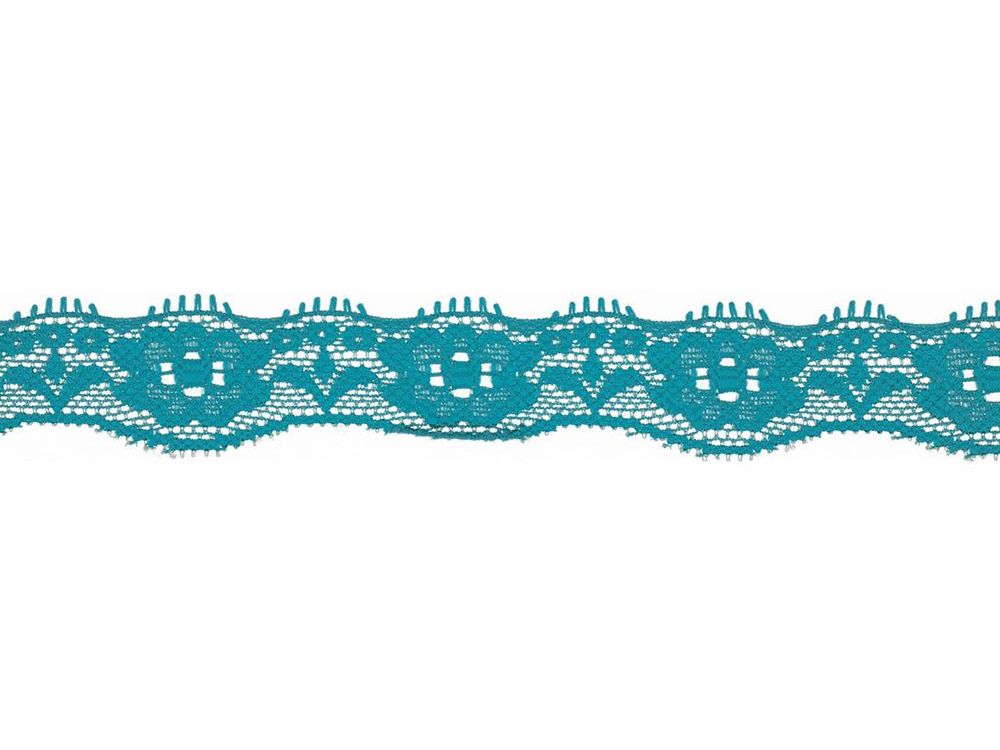 Elastische Spitze 20 mm - Blumen