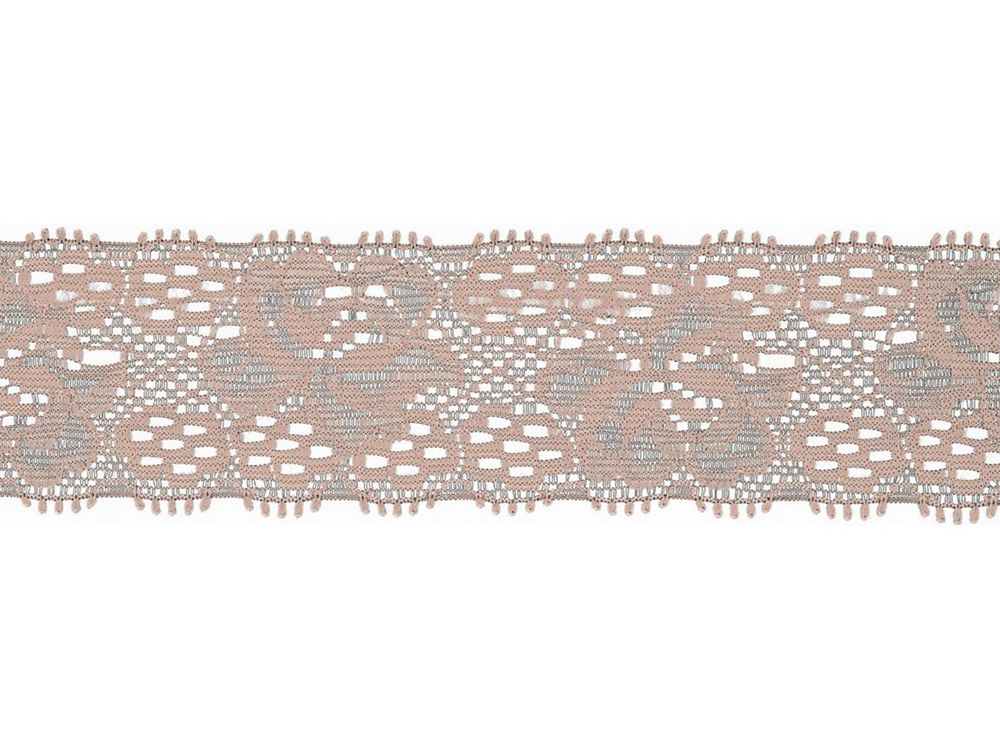 Elastische Spitze 30 mm - Blumen