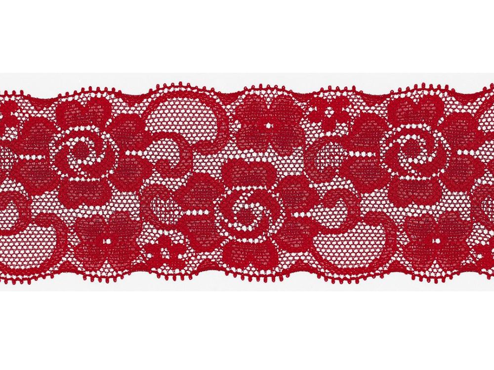 Elastische Spitze 100 mm - Blumen