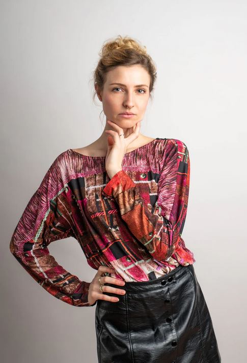 Papierschnittmuster Fledermausärmel Shirt Leela