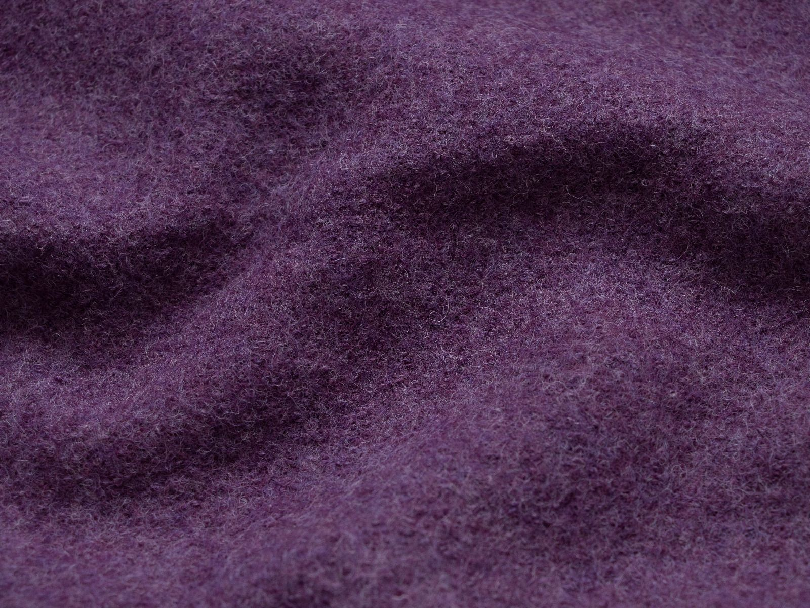 Wollwalk Stoff Naomi gekochte Wolle - meliert