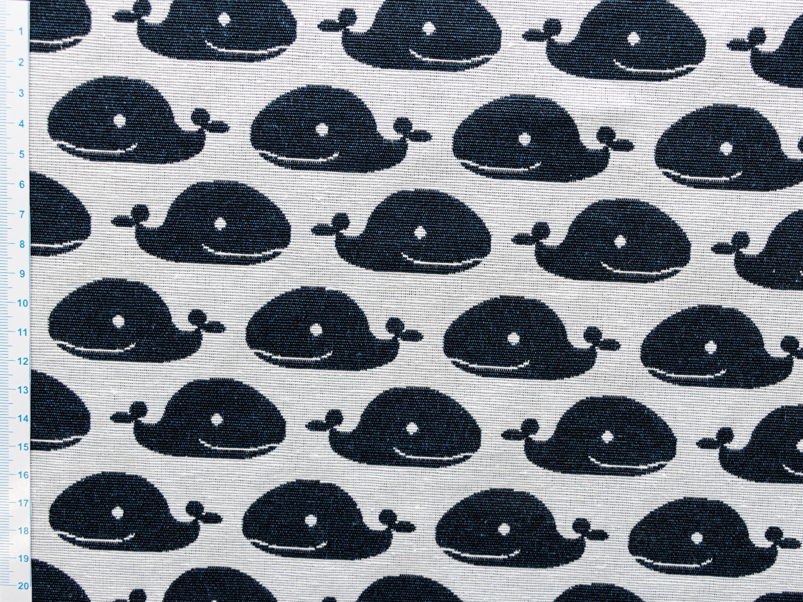 Jacquard gewebt - Polster-, Deko- u. Taschenstoff - Wale - grau