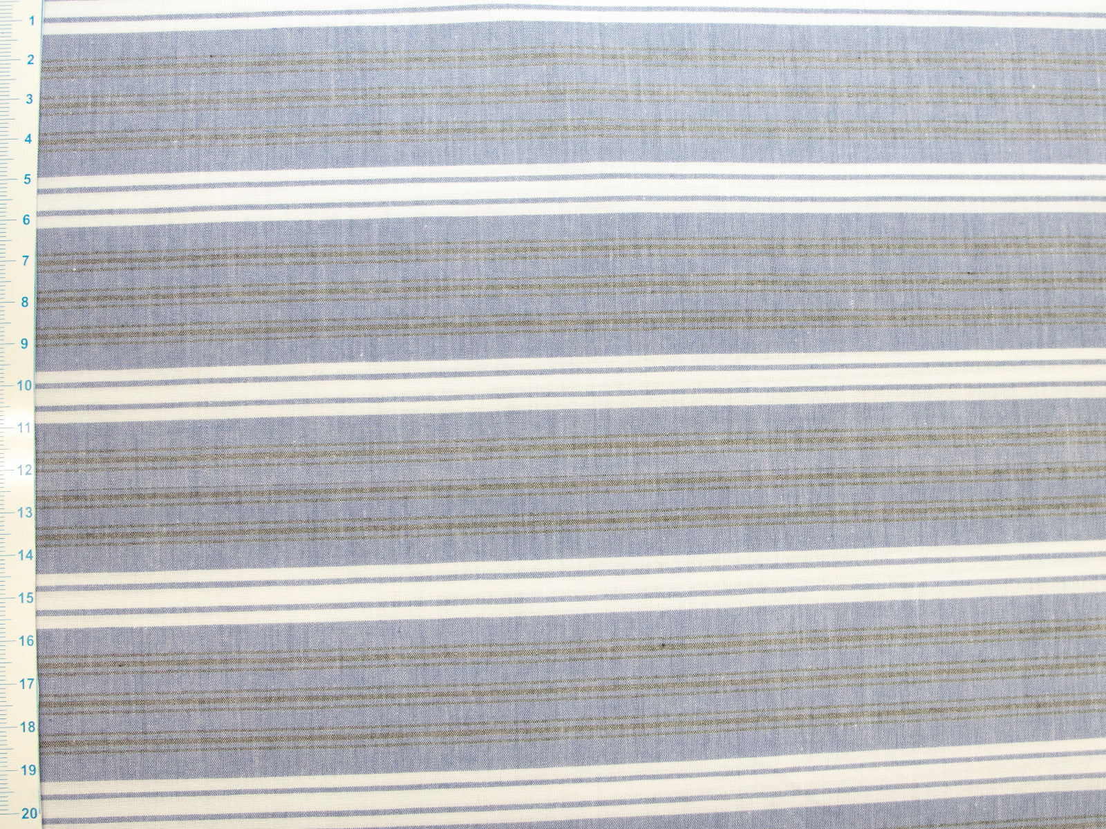 Webware Viskose - Streifen - blau