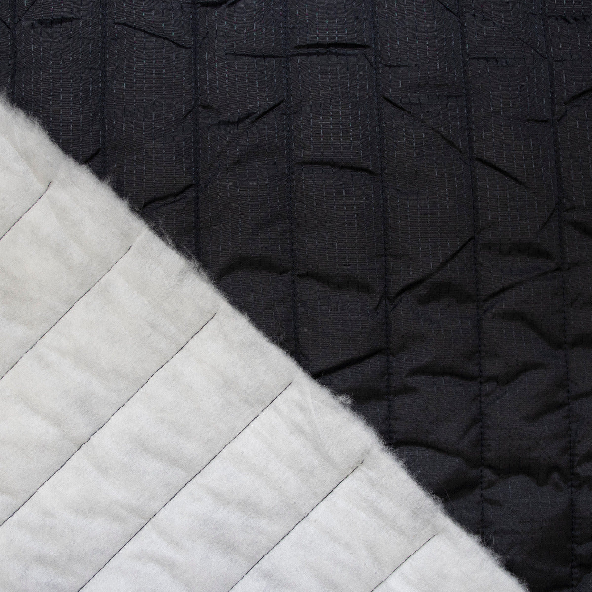 Stepper Jackenstoff - Streifen - schwarz