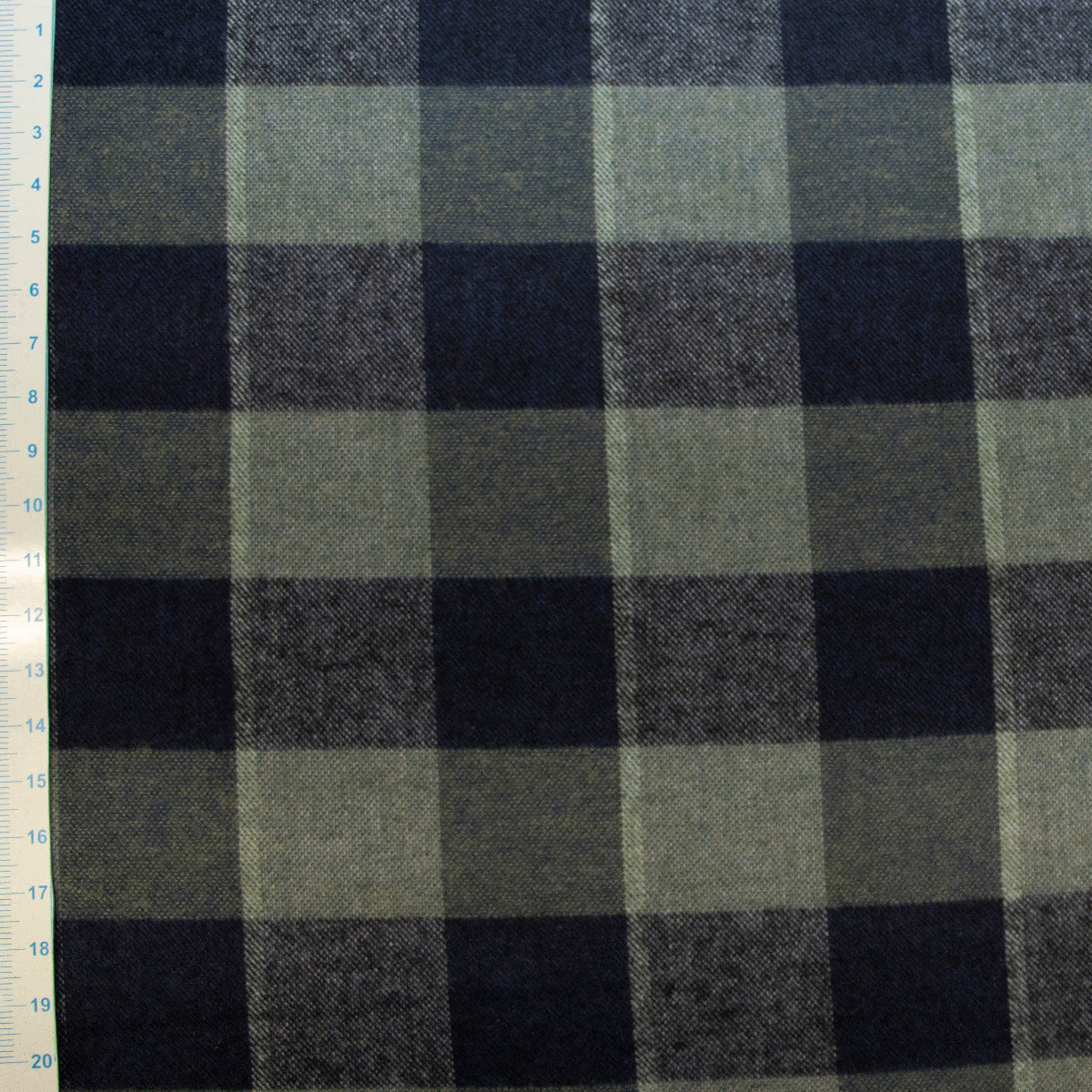 Baumwoll Flanell "Maverick" Swafing - Karomuster - grün