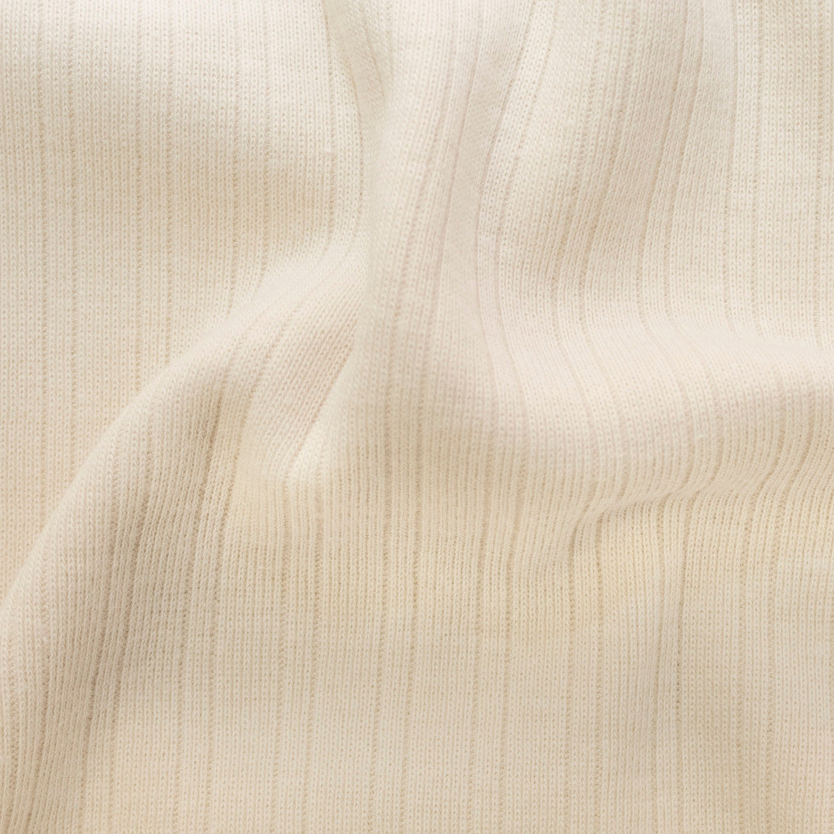 Ripp-Jersey - uni - beige