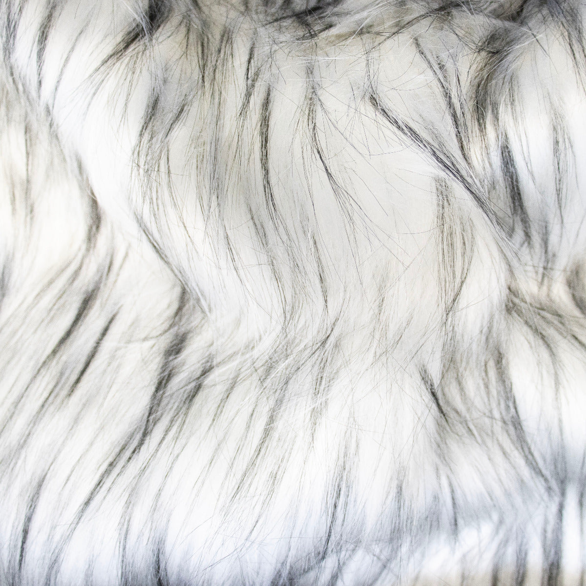 Fellimitat Kunstpelz - Polarfuchs - wollweiß